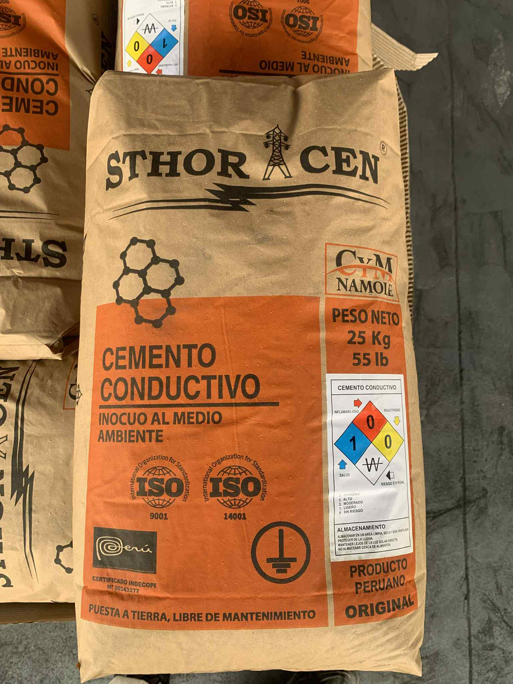 Cemento Conductivo de Alta Calidad ISO 9001 | Puesta a Tierra y Construcción Segura